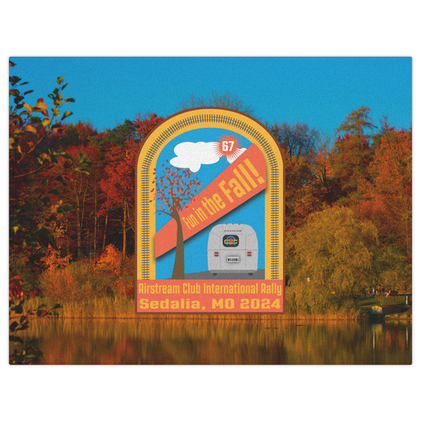 Airstream International Rally - 2024 Indoor / Outdoor Rug - 6'x8' - Front Flat