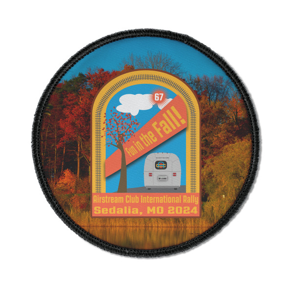 Airstream International Rally - 2024 Iron On Patch - Round - Front