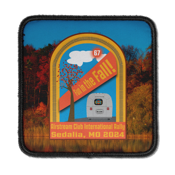 Airstream International Rally - 2024 Iron On Patch -  Square - Front