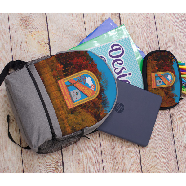 Airstream International Rally - 2024 Large Backpack - Gray - With Stuff