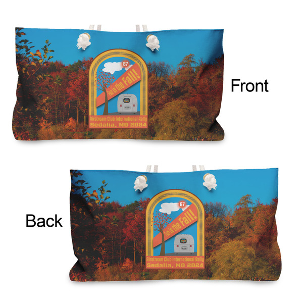 Airstream International Rally - 2024 Large Rope Tote - From & Back View