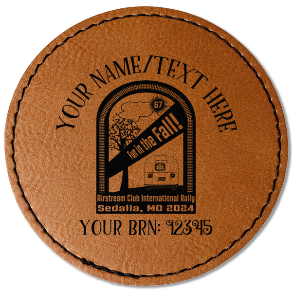 Airstream International Rally - 2024 Leatherette Patches - Round