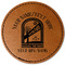 Airstream International Rally - 2024 Faux Leather Iron On Patch - Round
