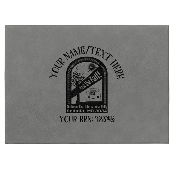 Airstream International Rally - 2024 Medium Gift Box with Engraved Leather Lid - Approval