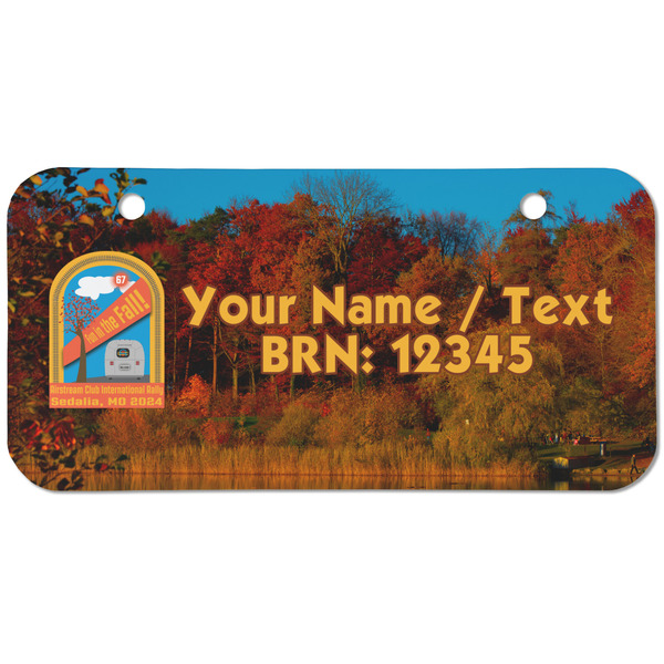 Airstream International Rally - 2024 Mini Bicycle License Plate - Two Holes