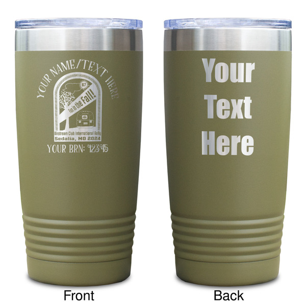 Airstream International Rally - 2024 Olive Polar Camel Tumbler - 20oz - Double Sided - Approval