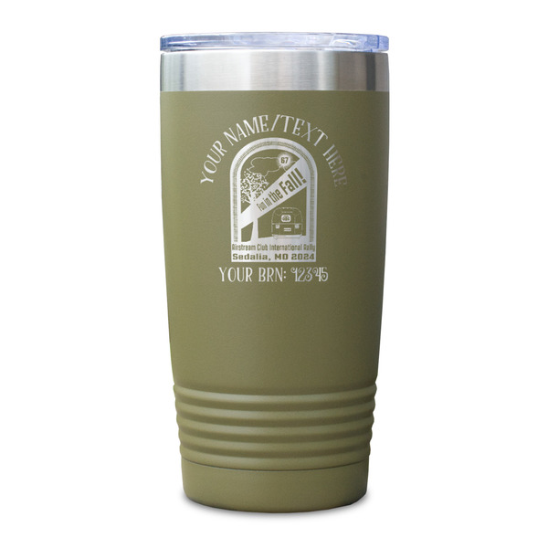 Airstream International Rally - 2024 Olive Polar Camel Tumbler - 20oz - Single Sided - Approval