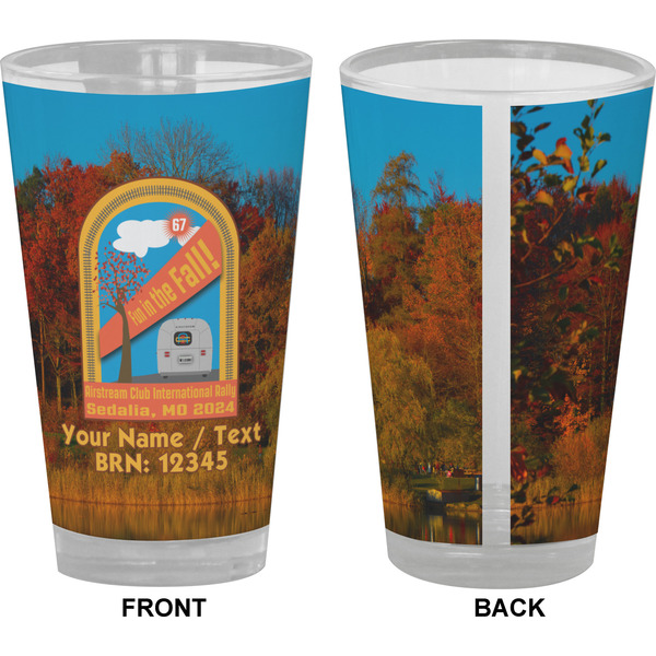 Airstream International Rally - 2024 Pint Glass - Full Color - Front & Back Views