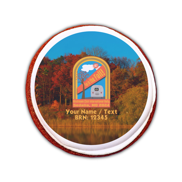 Airstream International Rally - 2024 Printed Icing Circle - Small - On Cookie