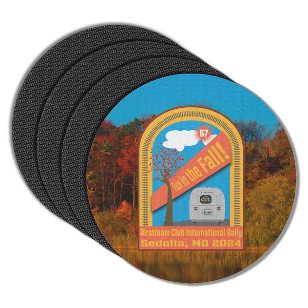 Airstream International Rally - 2024 Round Coaster Rubber Back - Main