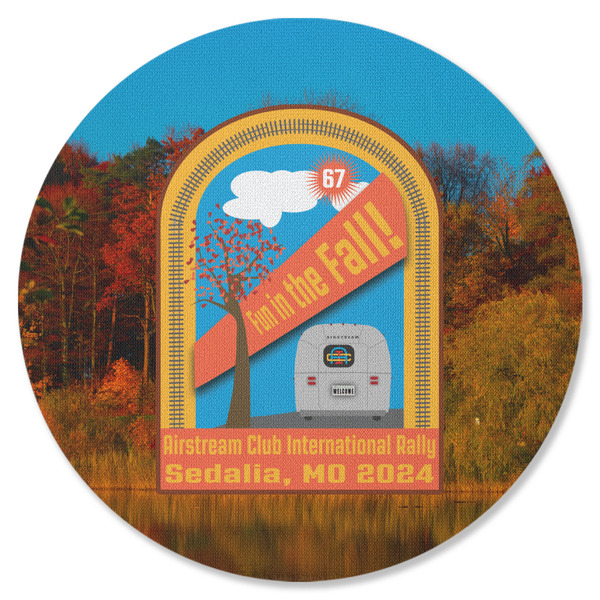 Airstream International Rally - 2024 Round Coaster Rubber Back - Single