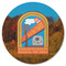 Airstream International Rally - 2024 Round Rubber Backed Coaster - Single