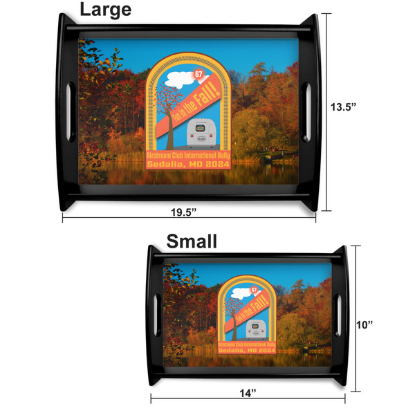 Airstream International Rally - 2024 Serving Tray Black Sizes