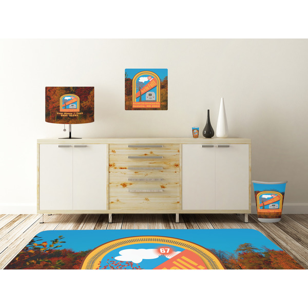 Airstream International Rally - 2024 Square Wall Decal Wooden Desk