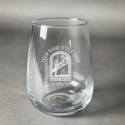 Airstream International Rally - 2024 Stemless Wine Glass - Laser Engraved