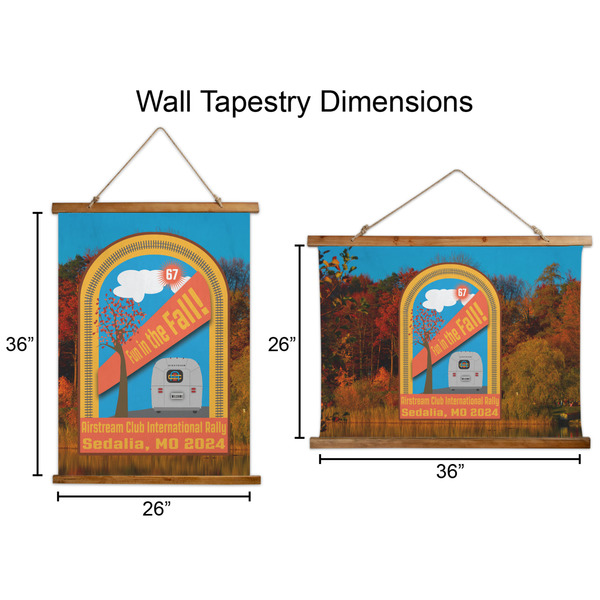 Airstream International Rally - 2024 Wall Hanging Tapestries - Parent/Sizing