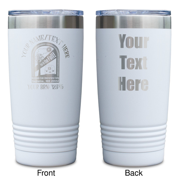 Airstream International Rally - 2024 White Polar Camel Tumbler - 20oz - Double Sided - Approval