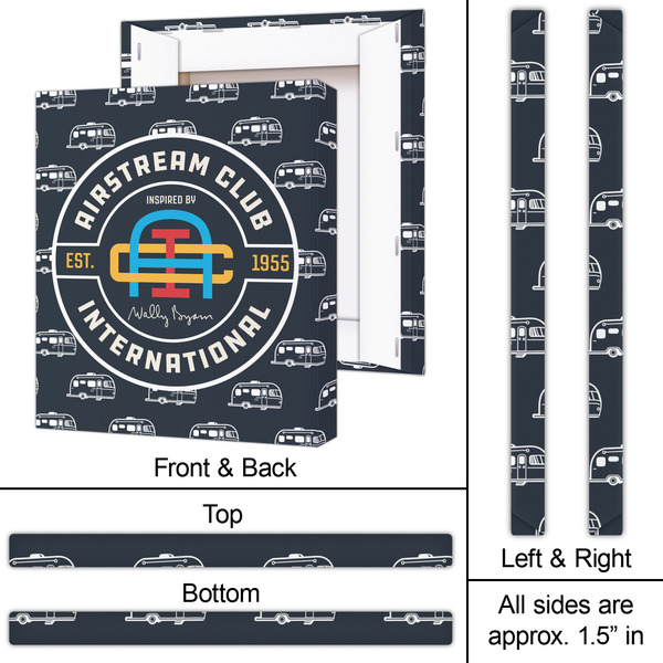 Airstream Club International Logo 20x24 - Canvas Print - Approval