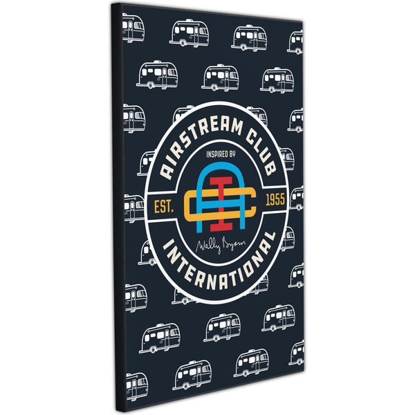 Airstream Club International Logo 20x30 Wood Print - Angle View