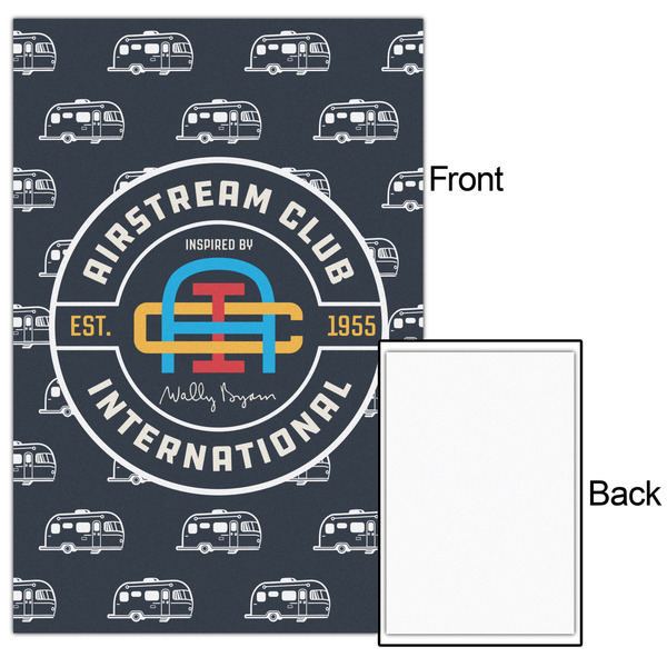 Airstream Club International Logo 24x36 - Matte Poster - Front & Back