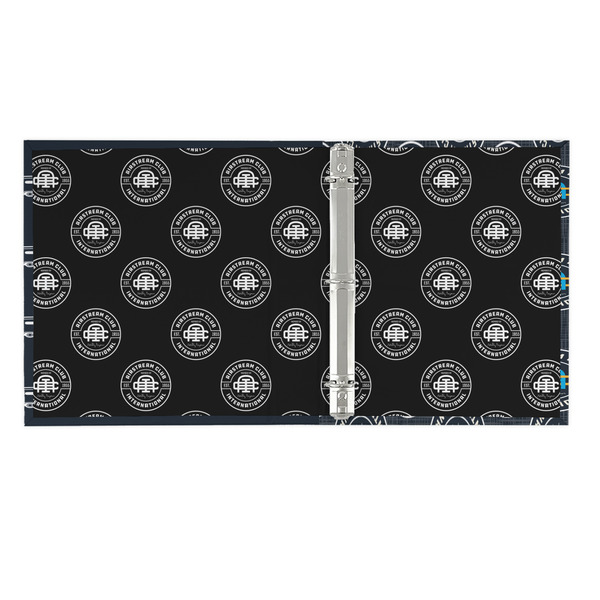 Airstream Club International Logo 3 Ring Binders - Full Wrap - 1" - Open Inside