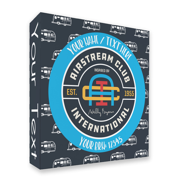 Airstream Club International Logo 3 Ring Binders - Full Wrap - 2" - Front