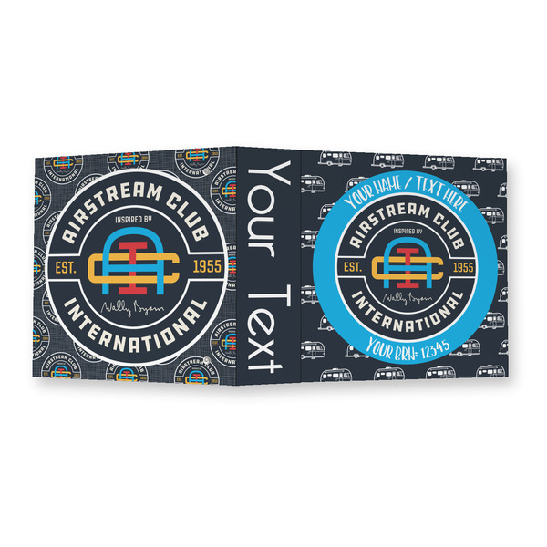 Airstream Club International Logo 3 Ring Binders - Full Wrap - 2" - Open Outside