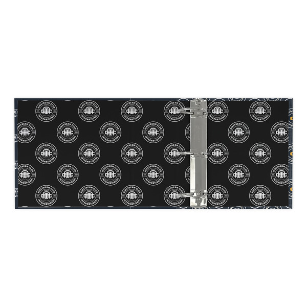 Airstream Club International Logo 3 Ring Binders - Full Wrap - 3" - Open Inside