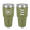 Airstream Club International Logo 30 oz Stainless Steel Tumbler - Olive - Double-Sided