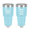 Airstream Club International Logo 30 oz Stainless Steel Tumbler - Teal - Double-Sided