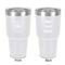 Airstream Club International Logo 30 oz Stainless Steel Tumbler - White - Double-Sided