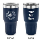 Airstream Club International Logo 30 oz Stainless Steel Tumbler - Navy - Double-Sided
