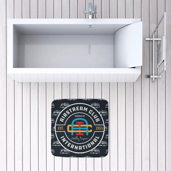 Airstream Club International Logo 48x48 Foam Memory Mat - LIFESTYLE