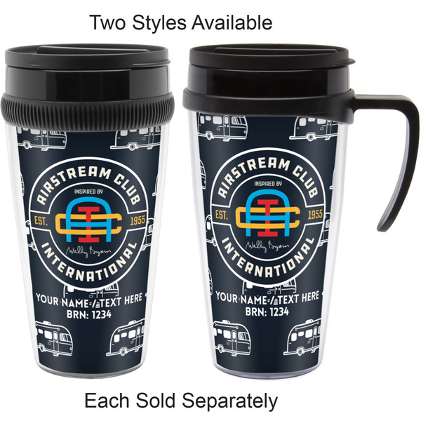 Airstream Club International Logo Acrylic Travel Mugs - With & Without Handle