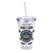 Airstream Club International Logo 16 oz Double Wall Acrylic Tumbler with Lid & Straw - Full Print