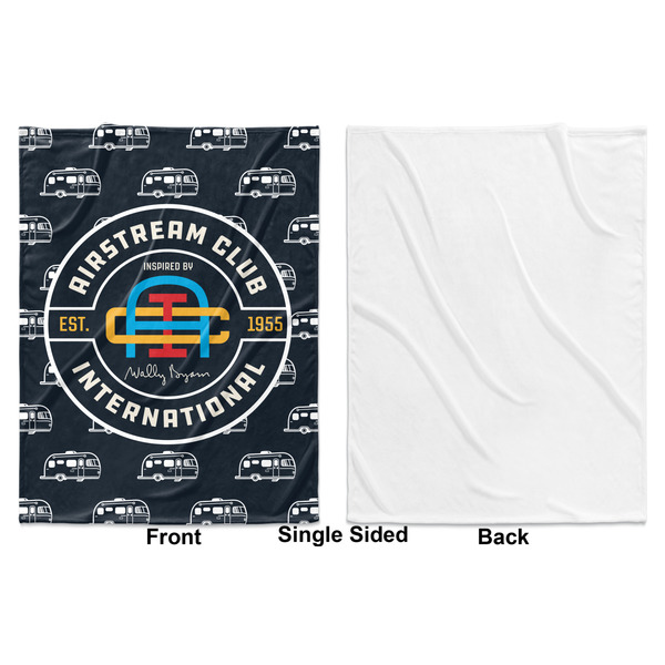 Airstream Club International Logo Baby Blanket (Single Sided - Printed Front, White Back)