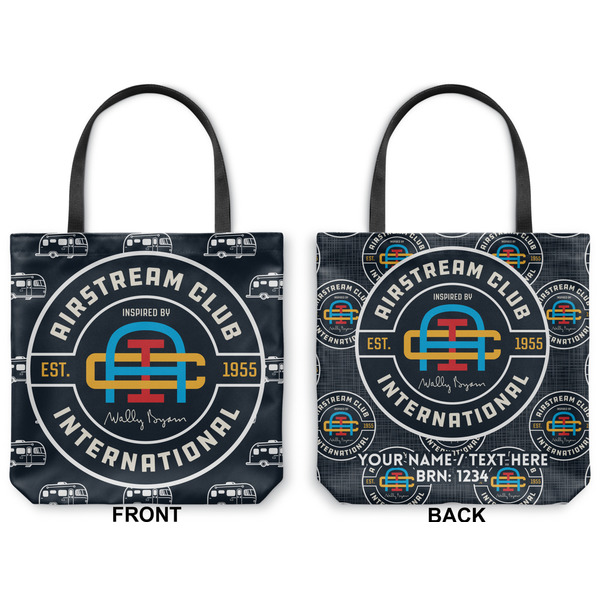 Airstream Club International Logo Canvas Tote - Front and Back