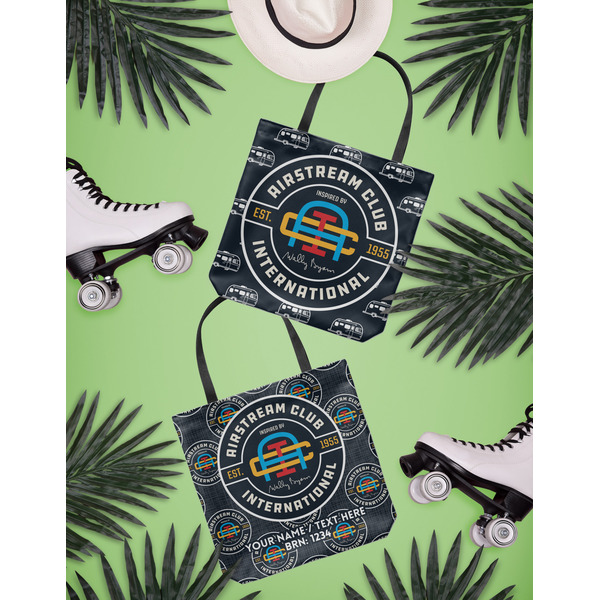 Airstream Club International Logo Canvas Tote Lifestyle Front and Back
