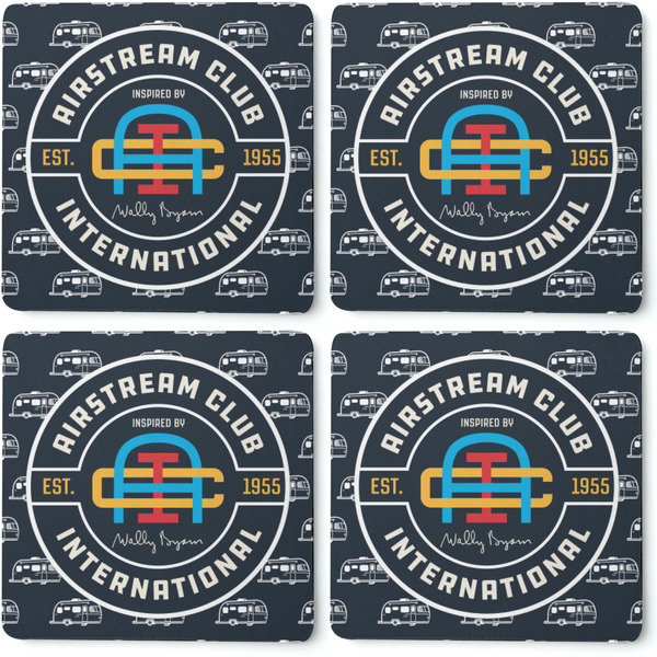 Airstream Club International Logo Coaster Rubber Back - Apvl