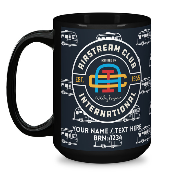 Airstream Club International Logo Coffee Mug - 15 oz - Black