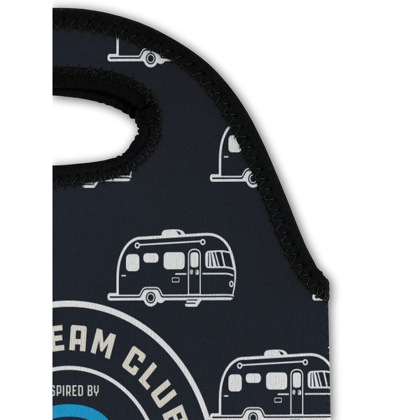 Airstream Club International Logo Double Wine Tote - Top Closeup