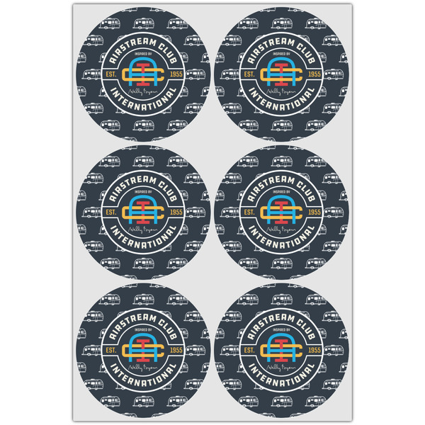 Airstream Club International Logo Drink Topper - Large - Set of 6