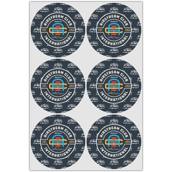 Airstream Club International Logo Drink Topper - XLarge - Set of 6