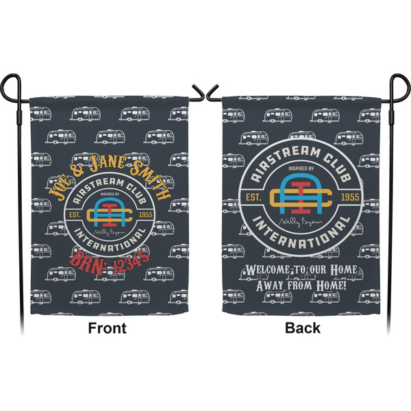 Airstream Club International Logo Garden Flag - Double Sided Front and Back