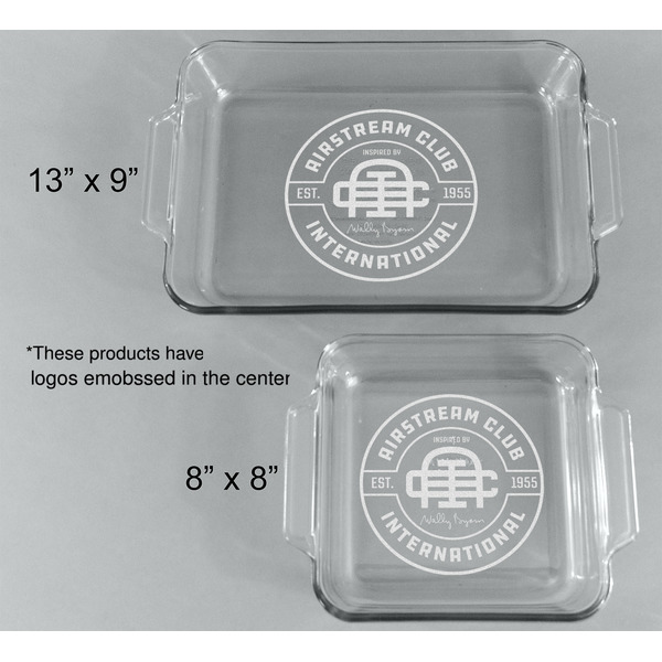 Airstream Club International Logo Glass Baking Dish Set - Approval