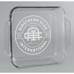 Airstream Club International Logo Glass Cake Dish - 8in x 8in