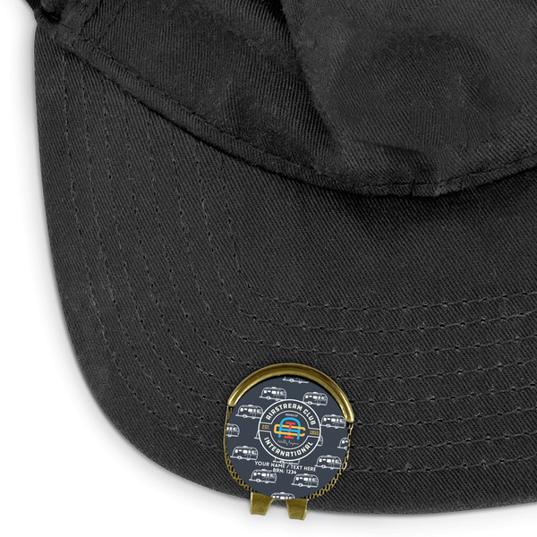 Airstream Club International Logo Golf Ball Marker Hat Clip - Main - GOLD