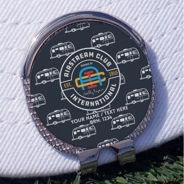 Custom Airstream Club International Logo Golf Ball Marker - Hat Clip