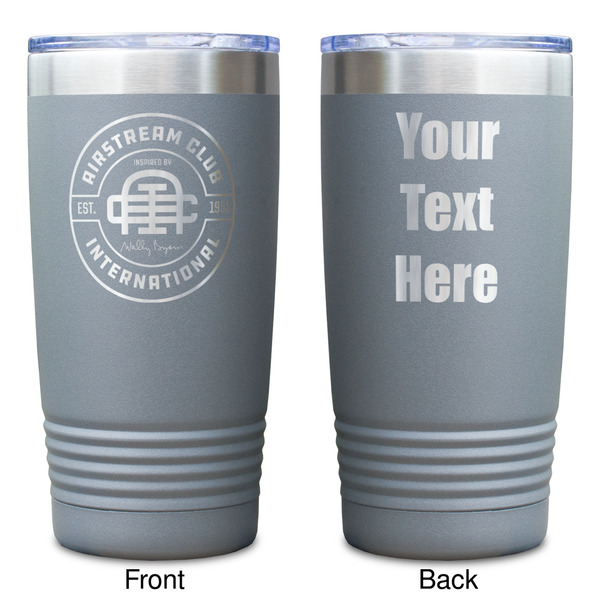Airstream Club International Logo Gray Polar Camel Tumbler - 20oz - Double Sided - Approval