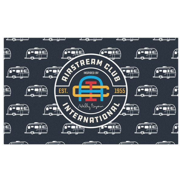 Airstream Club International Logo Indoor / Outdoor Rug - 3'x5' - Front Flat